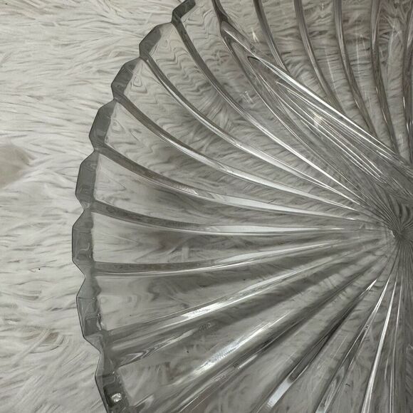 Marquis by Waterford Round Handcut Crystal 3 compartment‎ Serving Appetizer Dish - Picture 3 of 11
